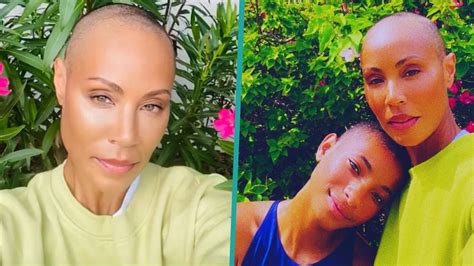 Jada Pinkett Smith Debuts Shaved Head Alongside Daughter Willow: She 'Made Me Do It' | Access