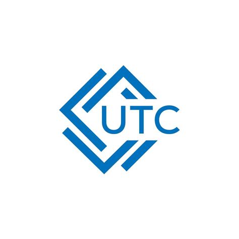 UTC technology letter logo design on white background. UTC creative initials technology letter ...