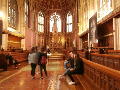 Exploring the glories of St Cuthbert's Chapel at Ushaw College, originally designed by Pugin in ...