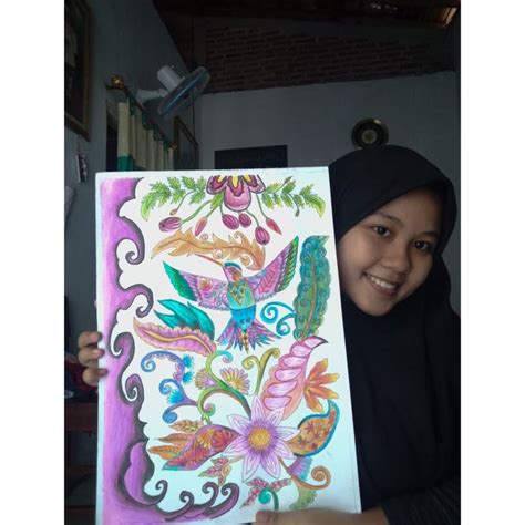 Stilasi ragam budaya batik flora fauna | Gambar bunga, Seni estetika, Cara menggambar