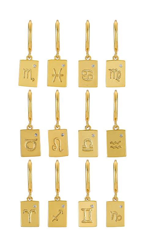 Arms Of Eve Zodiac Earrings in Gold | REVOLVE