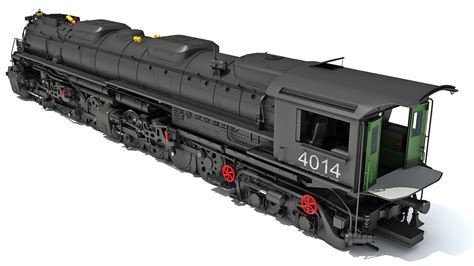 3D Steam Locomotive Big Boy Train Model - TurboSquid 2017067