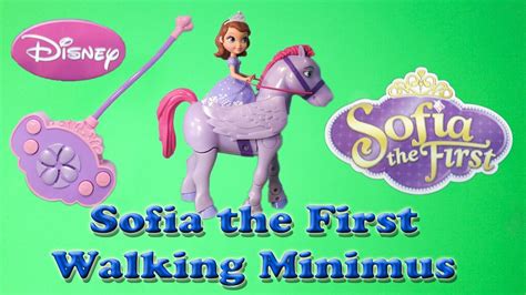 SOFIA THE FIRST Walking Minimus Toy Review - YouTube