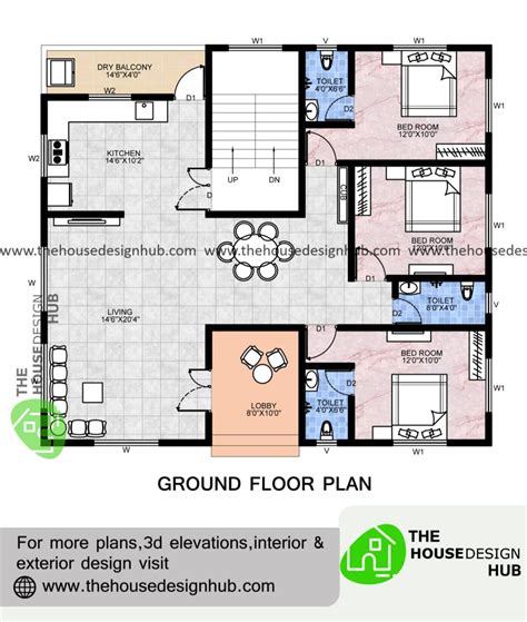 15+ Indian Style North Facing House Plans | The House Design Hub