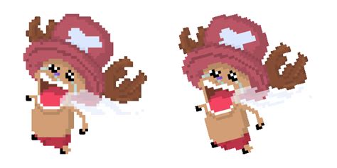 Chopper Crying Pixel Meme Animated Cursor - Sweezy Cursors