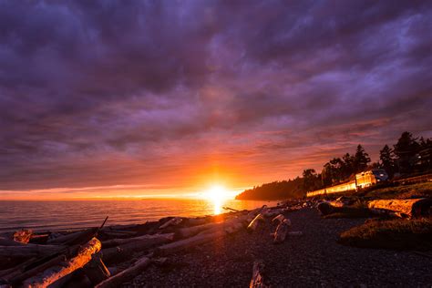 'Atomic Sunset' White Rock - Michael Bjorge Photography