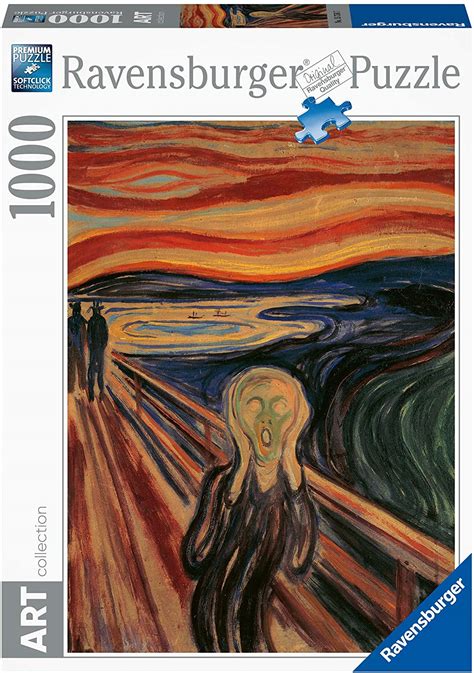 Ravensburger Art Collection The Scream, 1893 by Munch 1000 Piece Puzzle – The Puzzle Collections