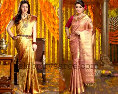 Hansika Bridal Silk Saree - Chennai Silks Ad - Saree Blouse Patterns