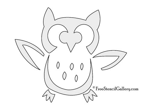 Owl Stencil | Free Stencil Gallery