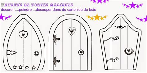 Fairy House Doors. Free Printables and Templates. - Oh My Fiesta! in ...