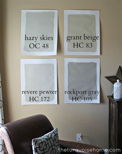 rockport gray BM paint | Bed - Revere Pewter/Bath- Rockport Gray | Perfect grey paint, Revere ...