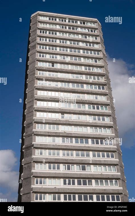 Astral House, a multi storey tower block in Sunderland city centre, north east England, UK Stock ...