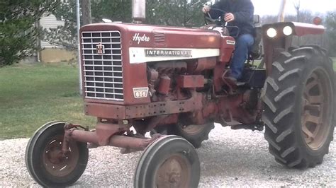 656 hydro tractor - YouTube