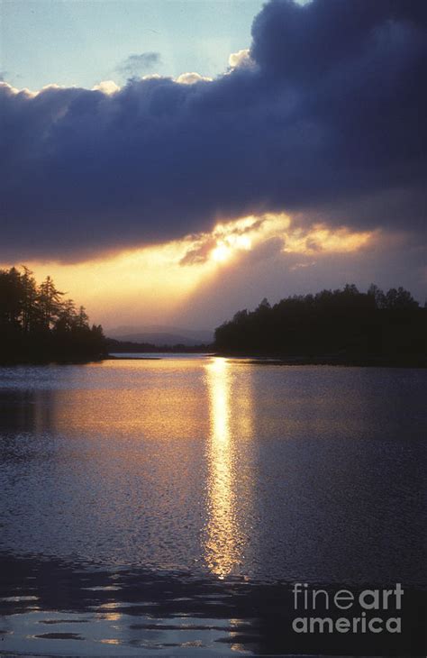 Loch Insh - winter sunset - Scotland Photograph by Phil Banks | Fine Art America