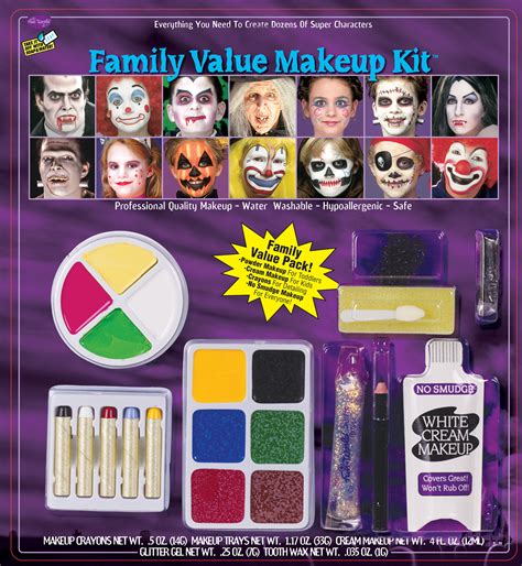 Deluxe Family Halloween Makeup Kit