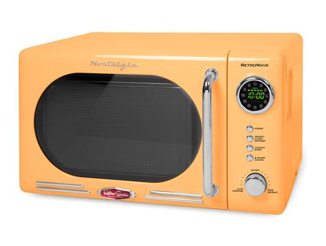 Nostalgia Retro Compact Countertop Microwave Oven, 0.7 Cu. Ft. 700 ...