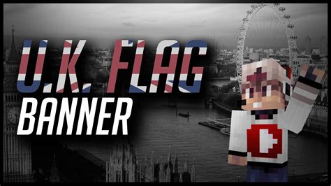 How to make an United Kingdom Flag Banner in Minecraft! - YouTube