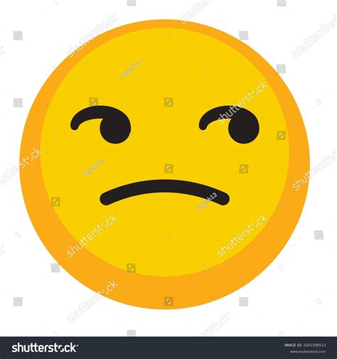 Sad Emoji Yellow Emoji Isolated Illustration Stock Illustration 2201598513 | Shutterstock