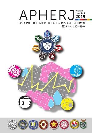 Vol. 6 No. 1 (2019): ASIA PACIFIC HIGHER EDUCATION RESEARCH JOURNAL | Asia Pacific Higher ...