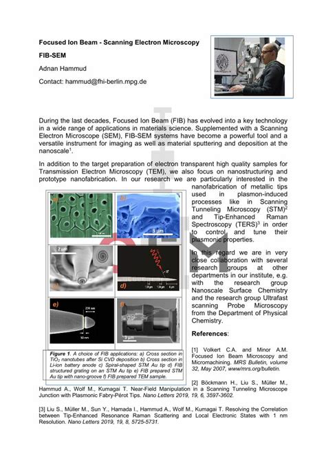 (PDF) Focused Ion Beam - Scanning Electron Microscopy FIB-SEM - DOKUMEN ...