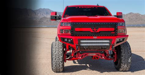 Truck Guru red lifted silverado 2500 - TruckGuru