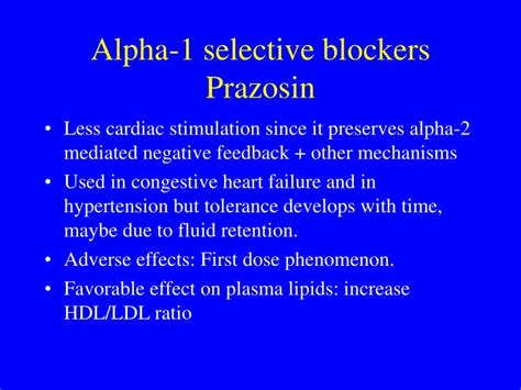 PPT - Alpha-Adrenergic Blockers PowerPoint Presentation - ID:1110414