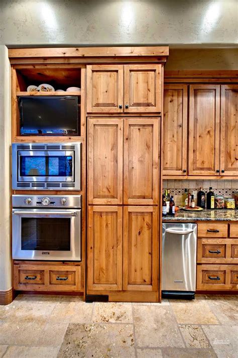 Cabinets - Knotty Alder Kitchen | Alder | Pinterest