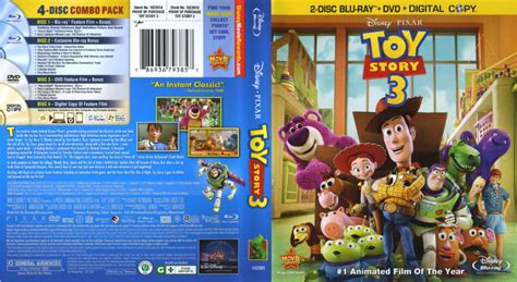 Toy Story 3 blu-ray cover & labels (2010) R1