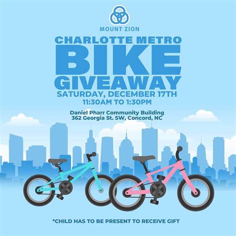 Charlotte Metro Bike Giveaway Dec 17 - Charlotte On The Cheap