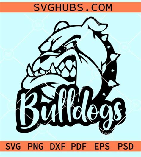 Georgia Bulldogs SVG, Bulldogs SVG, Uga Bulldog Svg, GA Bulldogs Football SVG