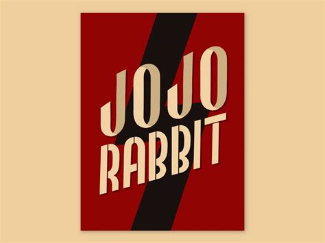 Jojo Rabbit - Movie Poster by Isabella Lion on Dribbble