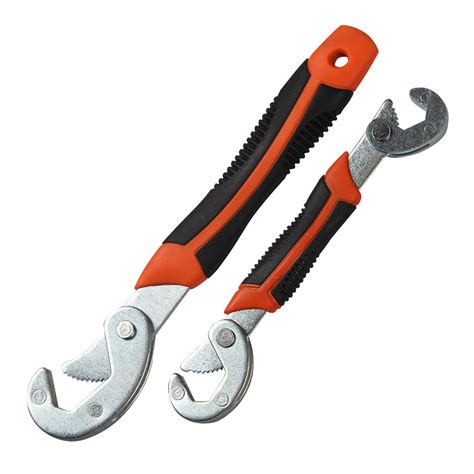 Multi-Functional 2PCS Universal Adjustable Wrench Spanner Set for ...