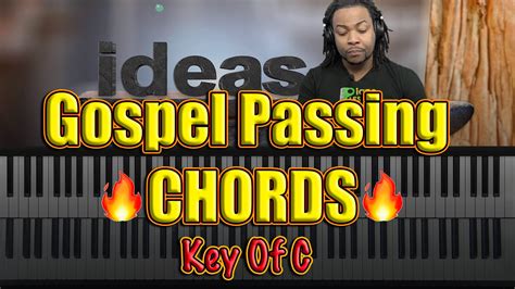 Gospel Passing Chords - All In The Key Of C – Piano Lesson With Warren