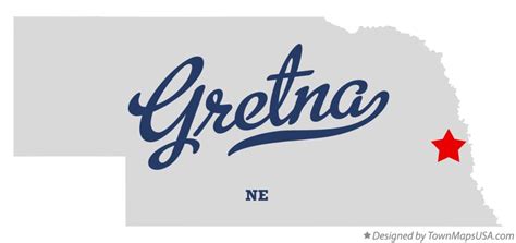 Map of Gretna, NE, Nebraska