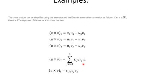 2.2.5 Einstein Summation Convention - YouTube