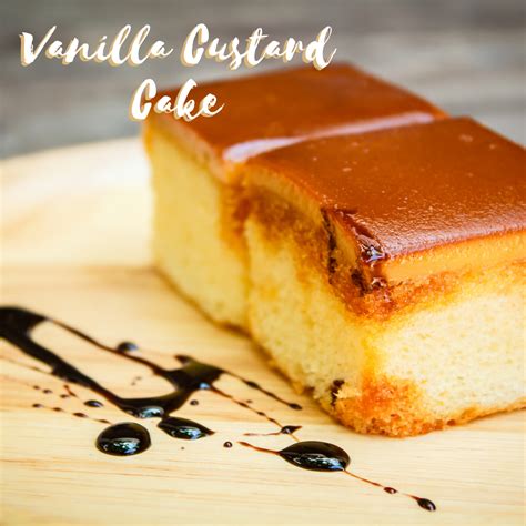 Vanilla Custard Cake | Vanilla custard cake, Custard cake, Healthy cake