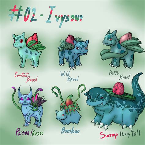 #02 - Ivysaur Subspecies by brunnoprata on DeviantArt