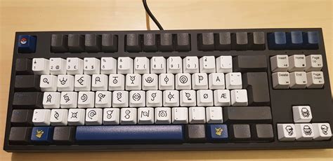 Another Unown Pokémon keyboard - ISO standard version with Scandinavian letters ...