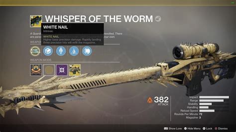 Destiny 2 Has Finally Fixed a Massive Bug In the Whisper of the Worm ...