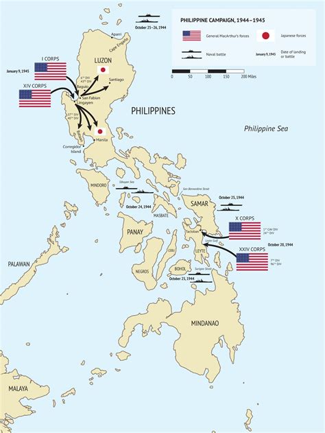 Philippine American War Map