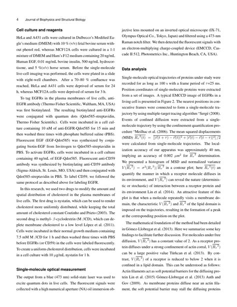 Journal of Biophysics and Structural Biology Template - Academic Journals