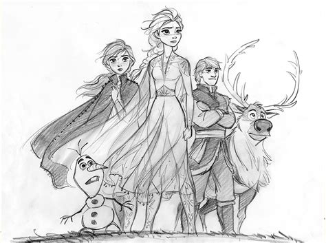 Frozen 2 Concept Art - Elsa and Anna - Disney's Frozen 2 Photo (43124134) - Fanpop