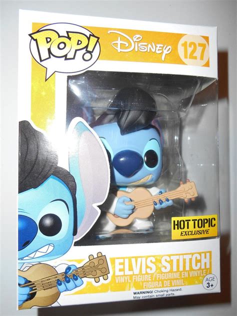 Elvis Stitch LILO & STITCH Disney FUNKO PoP #127 HOT TOPIC Exclusive 2015 | #1727415827