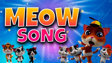 Meow Song - Meow Song 😹 😺 🎺 #nurseryrhymes #video #cat - YouTube