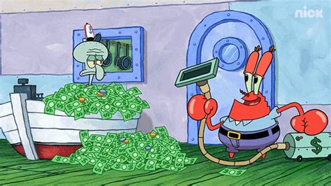 Mr Krabs Money Shower