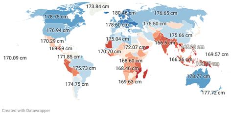 Average Height By Country