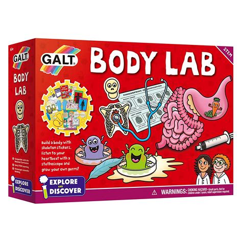 Galt Toys Body Lab (Biology Science STEM Kit for Children) - WordUnited