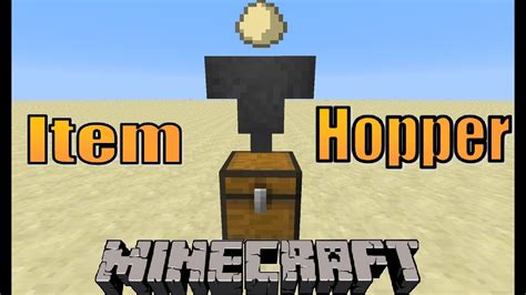 How To Make An Item Hopper 1.8 | Minecraft Tutorial - YouTube