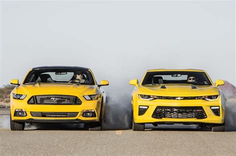 2016 Chevrolet Camaro SS vs. 2016 Ford Mustang GT Head 2 Head Comparison