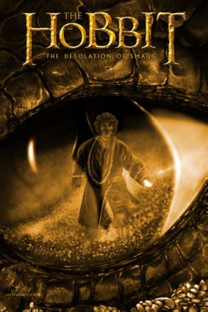 THE HOBBIT THE DESOLATION OF SMAUG DIGITALLY ILLUSTRATED POSTER ...